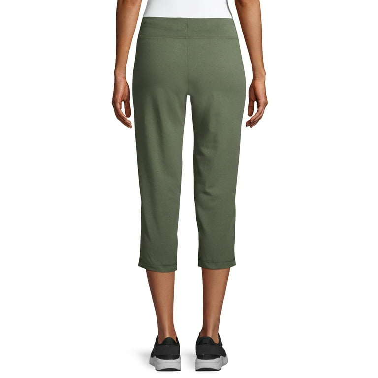 Athletic Work Women's Athleisure Knit Capri Pants 