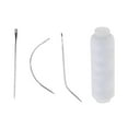 thumbnail image 3 of lionlar Nylon Hair Track Weft Weave Sew Thread + Needle J+I+C For Clip In White, 3 of 5