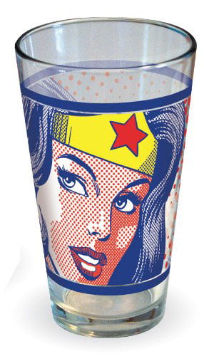 DC Comics Wonder Woman Glass Stein 