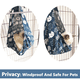 thumbnail image 4 of Hamaca para gatos Camas para gatos Columpio para gatos Cesta colgante para mascotas Nido para gatos Columpio para gatitos Nido colgante en tienda de campaña o percha para ventana: ideal, 4 of 8