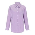thumbnail image 4 of Clothing 2025 Super Soft Wrinkle Free Button Down Shirts for Women Formal Work Dress Blouses Tops Womens Button Down Shirts Boyfriend Long Sleeve Oversized Blouses Tops, 4 of 8