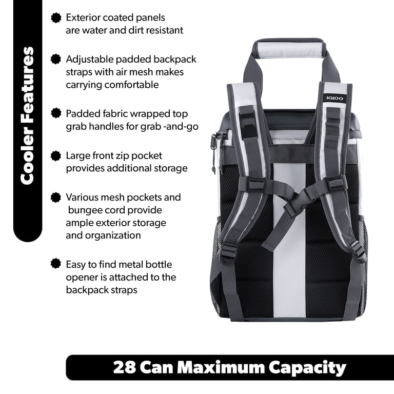 Marine Soft-Side Backpack Cooler, 28 Can photo 2