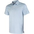 thumbnail image 1 of Chemises de Golf pour Hommes à Manches Courtes, Évacuation de l'Humidité, Ajustement Sec, Motifs Imprimés, Col à Revers, Performance Polo Chemises de Golf pour Hommes, 1 of 6