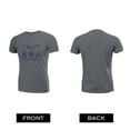 thumbnail image 2 of Coolnut Men's T Shirt Odor Protection Short, Lavenderwatercolor Provence Style Purpule Mens Short Sleeve Tees, Grey Crew-Neck Casual Tee Shirts, M, 2 of 6