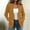 Orange, variant on Hueook Cardigan for Women V Neck Long Sleeve Open Front Casual Knit Sweater with Pockets Purple L