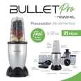thumbnail image 2 of Licuadora Procesador de Alimentos Nevashel BulletPRO Modelo AD-05 Set 21 Piezas, 2 of 6