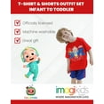 thumbnail image 3 of CoComelon JJ Toddler Boys T-Shirt and Mesh Shorts Outfit Set Infant to Toddler, 3 of 5