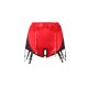 thumbnail image 2 of VISgogo Lencería sexy ajustada para mujer, bragas de liga transparentes de encaje de cintura alta, negro / rojo / blanco VISgogo moda, 2 of 8