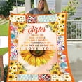 thumbnail image 3 of Luxury Blanket 50x60, Sister Gifts for Christmas, Sister Gifts, Sister Blanket, Sister Birthday Gifts from Sister, Sister Gifts for Christmas, 3 of 5
