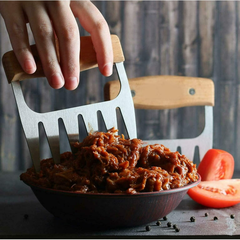 Meat Shredder Claws - Stainless Steel Bear Claws Pulled Pork Meat