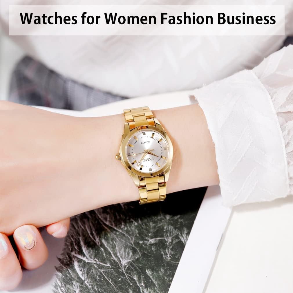 Watches for Women Ladies Female Fashion Waterproof Dress Business Stainless Luxury Classic Analog Quartz Simple Wife Gifts Wrist Watch
