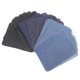 thumbnail image 1 of 30pcs Self-adhesive Jeans Cloth Sticker for Clothing Patch Iron On Patch for Clothing Sweater Shirt Elbow Multi Color Stickers(Blue), 1 of 4