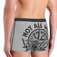thumbnail image 5 of Balery Not All Who Wander Are Lost2 Men's Boxer Briefs, Soft and Breathable Cotton Underwear with nylon Waistband-XX-Large, 5 of 9