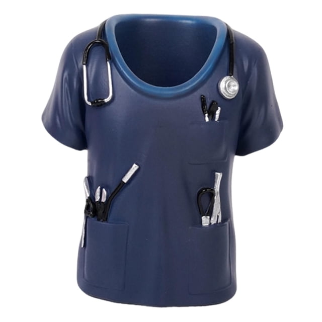 Portalápices para uniforme de enfermera, arte, manualidades, coleccionable, decorativo, organizador de lápices Marina de guerra