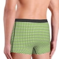 thumbnail image 5 of Disketp Green Gingham Men'S Boxer Briefs,Soft And Breathable Cotton Underwear With Comfortflex Waistband, 5 of 9