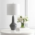 thumbnail image 3 of SAFAVIEH Velor 24 in. H Modern Glass Table Lamp, Smoked Grey, 3 of 10