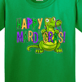 thumbnail image 4 of Inktastic Happy Mardi Gras Cute Alligator with Beads Youth T-Shirt, 4 of 5