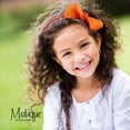 thumbnail image 3 of Motique Accessories Little Girls Headband with Side Grosgrain Bow - Orange, 3 of 5