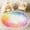 Color 2, variant on Washable Non Slip 4ft Round Rug, Forest Animals Gazing Starry Sky Constellations Whimsical Circle Area Rugs with Tassels Carpet for Nursery Bedroom Living Room Playroom Tent rug Tent Castle