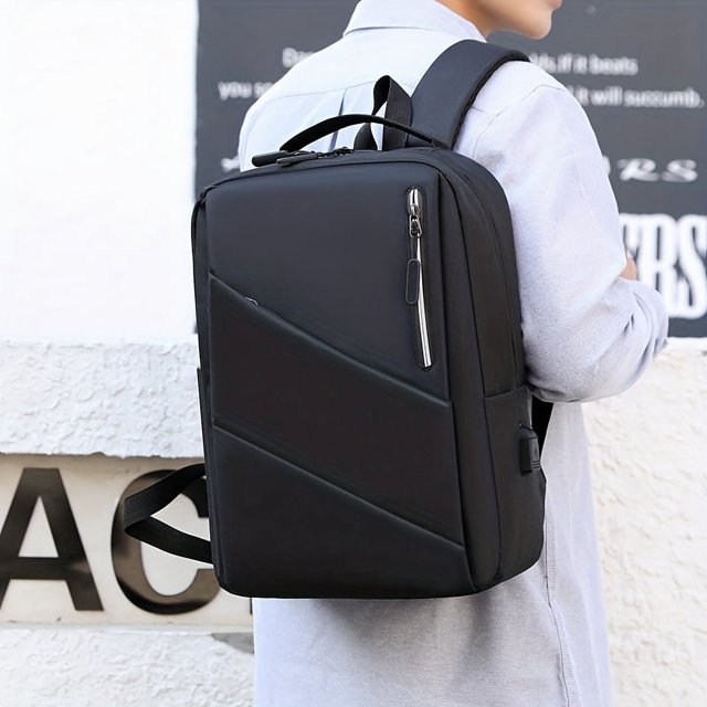 USB Charging Backpack Men's Business Backpack Large Capacity Computer Bag Waterproof Backpack