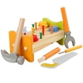 thumbnail image 1 of Miangastore Wooden Hammer Toy for Playing Safe and Durable with Assorted Color 1 Set, 1 of 9