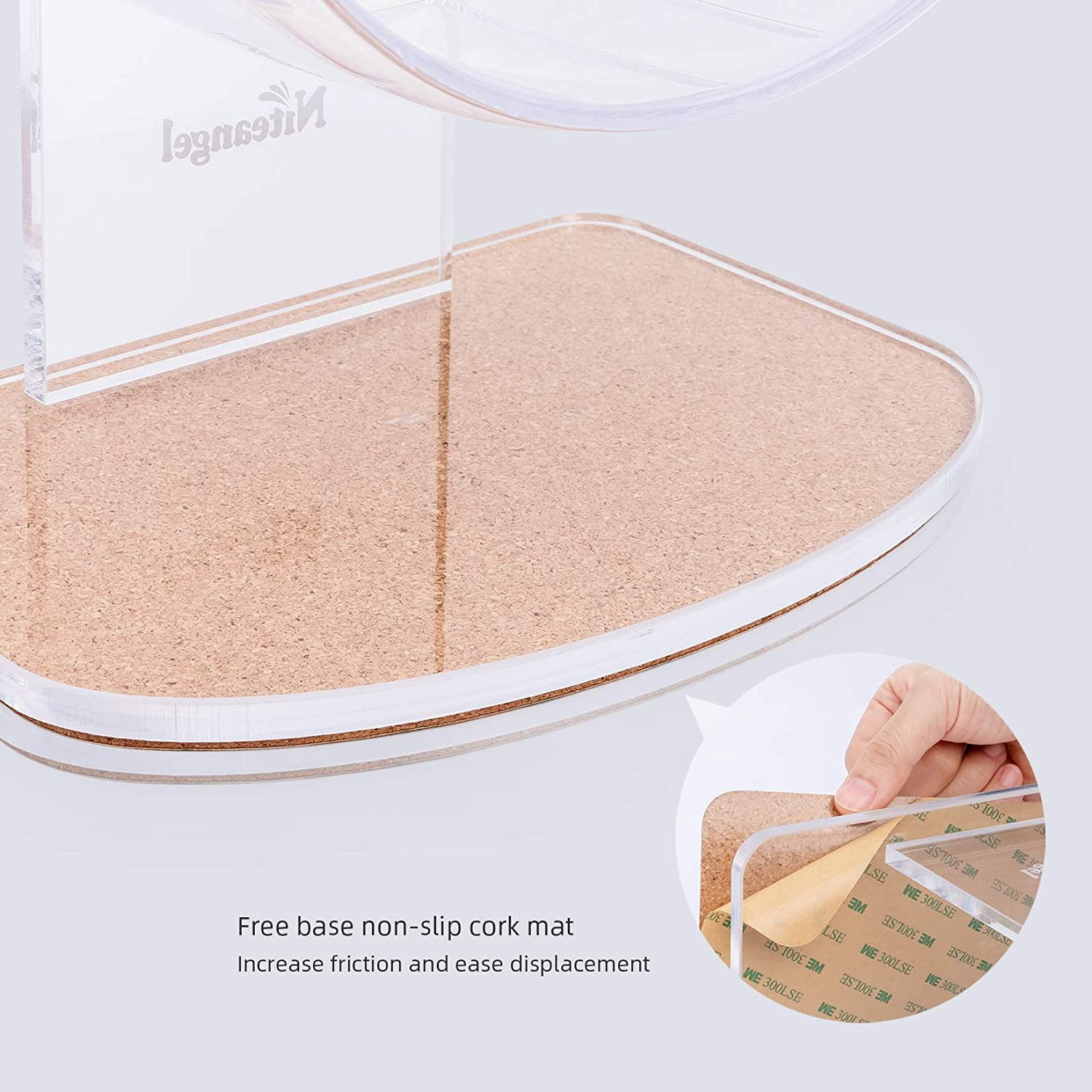 Super-Silent Hamster Exercise Wheels: - Quiet Spinner Hamster Running Wheels with Adjustable Stand for Hamsters Gerbils Mice Or Other Small Animals