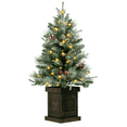 thumbnail image 5 of JustSmart 3 Ft Fiber Optic Artificial Christmas Tree - Pre-Lit Mini Tabletop Xmas Tree with 78 Dual-Color LED Lights (8 Lighting Modes) for Home, Office & Party Holiday Decor, 5 of 7