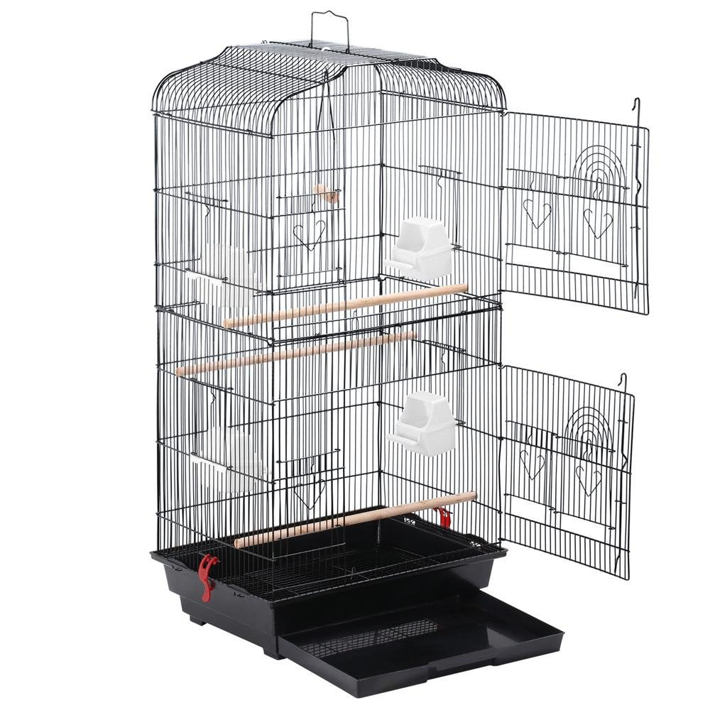 36 Large Black Metal Bird Cage For Parrot Cockatiel Canary Walmart Com Walmart Com,When Are Strawberries In Season In Florida