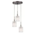 thumbnail image 2 of Woodbridge Lighting Candice 5-Light Glass Cluster Pendant in Nickel, 2 of 5