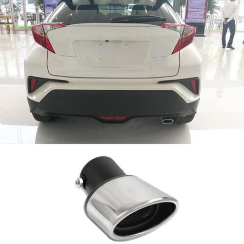 Chrome Stainless Rear Exhaust Muffler Tip End Pipe for Toyota C-HR CHR 2016-2021