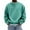 W8-Turquoise, variant on Nokdvo Crewneck Sweatshirts for Men Long Sleeve Solid Color Sweater Crewneck New X Decoration Pullover Sweatshirt Warm Basic Fashion Causal Lightweight Pullover Tops,Turquoise L