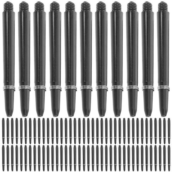 HONMEET 100 Sets Non- Nylon Dart Shafts for Steel Tip Darts, Wear Resistant Replacement Accessories