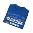 thumbnail image 4 of Hanukkah 2023 Checklist Dreidel Menorah Latkes Novelty Unisex T-Shirt, 4 of 4