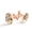 Color 2, variant on Men's Classic Stainless Steel, Color Buoy Painting Nautical Cufflinks Business Wedding Shirts, Rose Gold