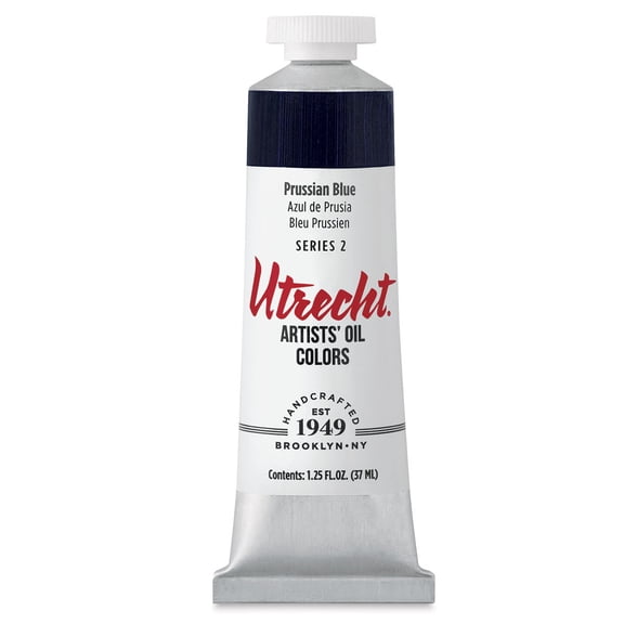 Utrecht Artists' Oil Paint - Prussian Blue, 37 ml tube