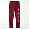 thumbnail image 6 of DeHolifer Women’s Yoga Leggings Breast Cancer Printed Straight Leg Full Length Pants, 6 of 6