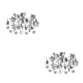 thumbnail image 2 of ZheElen Earring Stud Base Multi Stainless Handmade Popular Ear Pins Setting Daily DIY Jewelry Making Tool Beach Supplies Steel Color 8mm 2Set, 2 of 6