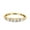 Yellow, variant on Simulated Cubic Zirconia Size-5 Simple Band Wedding Ring Baguette CZ 925 Sterling Silver