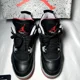 thumbnail image 4 of Ni - ke Size 5.5 - Ni - ke Air Jordan 4 Retro GS Bred Reimagined Men's Shoes, 4 of 5