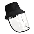 thumbnail image 3 of Sombrero anti-saliva con protección facial de seguridad de 4 piezas con cubierta desmontable, y boca anti-polen a prueba Macarena Sombrero para mujer de moda para hombre, 3 of 8