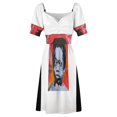 thumbnail image 4 of ILLMATIC Vestido de manga corta vestidos elegantes para mujer vestido morado, 4 of 6