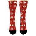 thumbnail image 4 of ThisWear Coworker Christmas Socks Elf & Reindeer Socks Secret Santa Gift Set 12-Pairs Novelty Crew Socks, 4 of 5