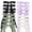 Cream, Green, Purple, Black, variant on Hair Bows Clips Coquette Ribbon Bowknot with Long Tail Princess Hair Bows French Barrettes Hair Accessories for Women Girls 16PCS (Pink, White)