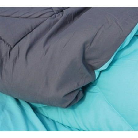 Caribbean Ocean/Gray Reversible Comforter