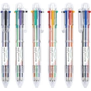 Multicolor Pens, Shuttle Art 23 Pack 6-in-1 0.7mm Retractable Ballpoint Pens for Office School Supplies Students Children Gift