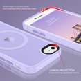 thumbnail image 3 of BENTOBEN Case for iPhone 8/ 7/ SE(2022/2020) Compatible with Mag-safe Matte Shockproof Anti-Scratch Protective Cover, Light Purple, 3 of 9