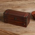 thumbnail image 4 of Boîte de Rangement, Boîte de Rangement en Bois Vintage Boîte de Rangement en Bois Apparence Frappante, 4 of 11