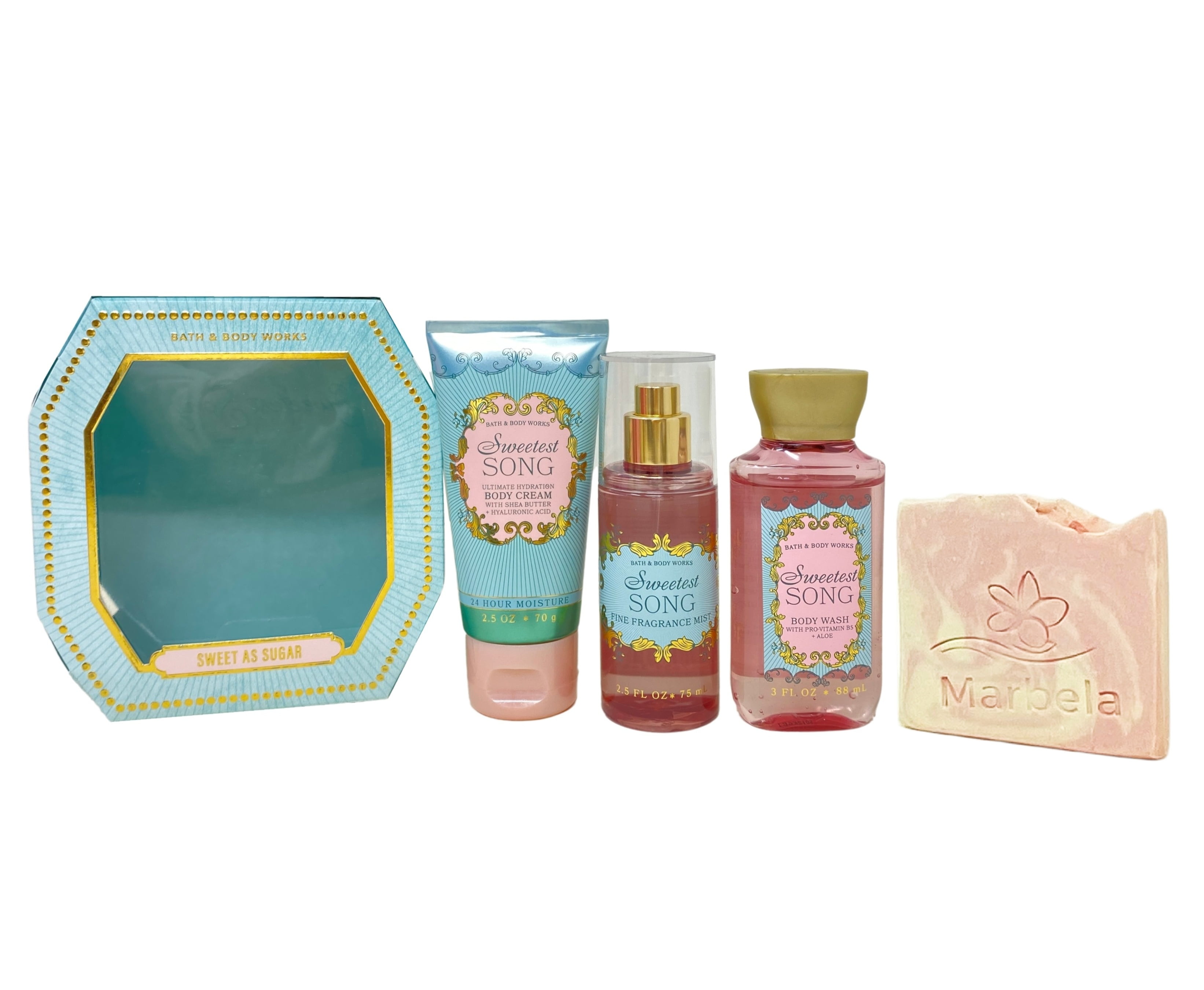 Bath & Body Works Sweetest Song Mist & Body Cream Travel