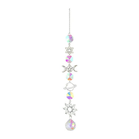 

zttd white k silver suncatcher pendant sun ball garden decoration a