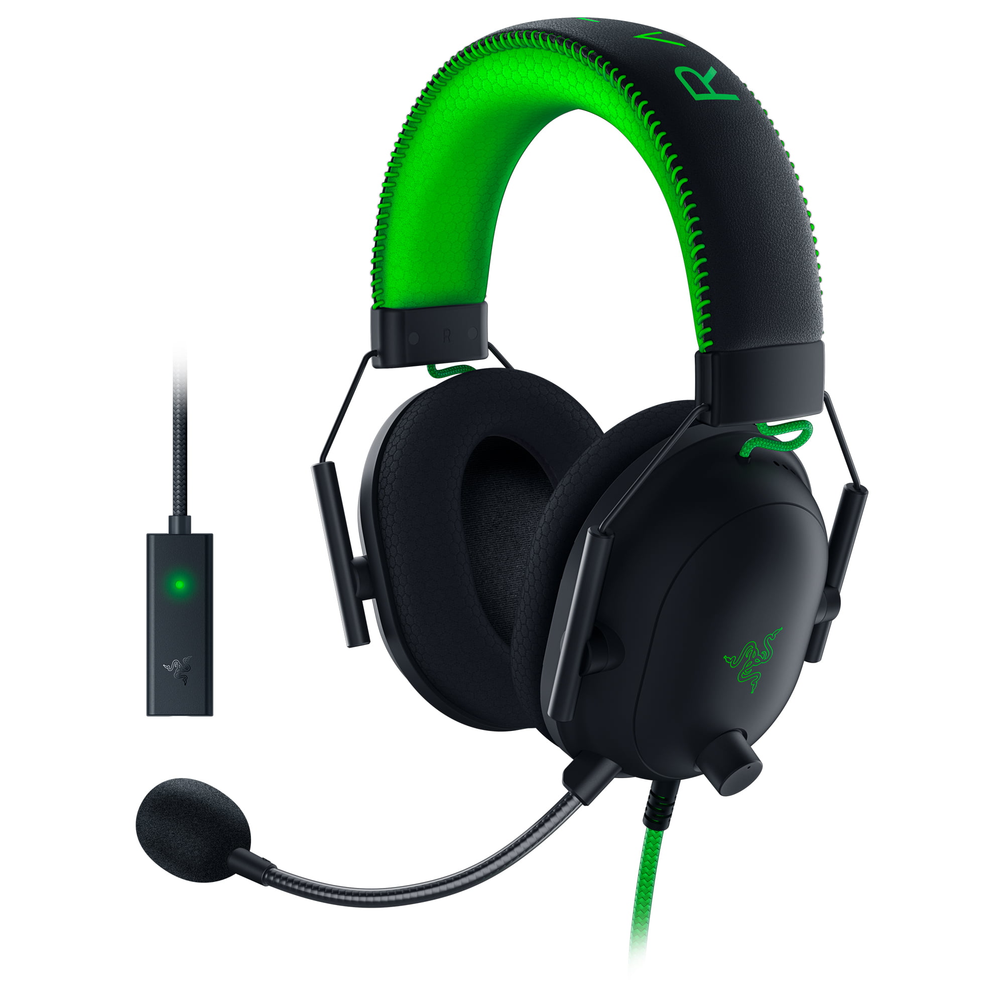 Razer BlackShark V2 Special Edition Wired Gaming Headset for PC, PS4, PS5, Xbox One, Xbox Series X|S, Nintendo Switch, Black/Green